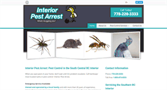 Desktop Screenshot of interiorpestarrest.org